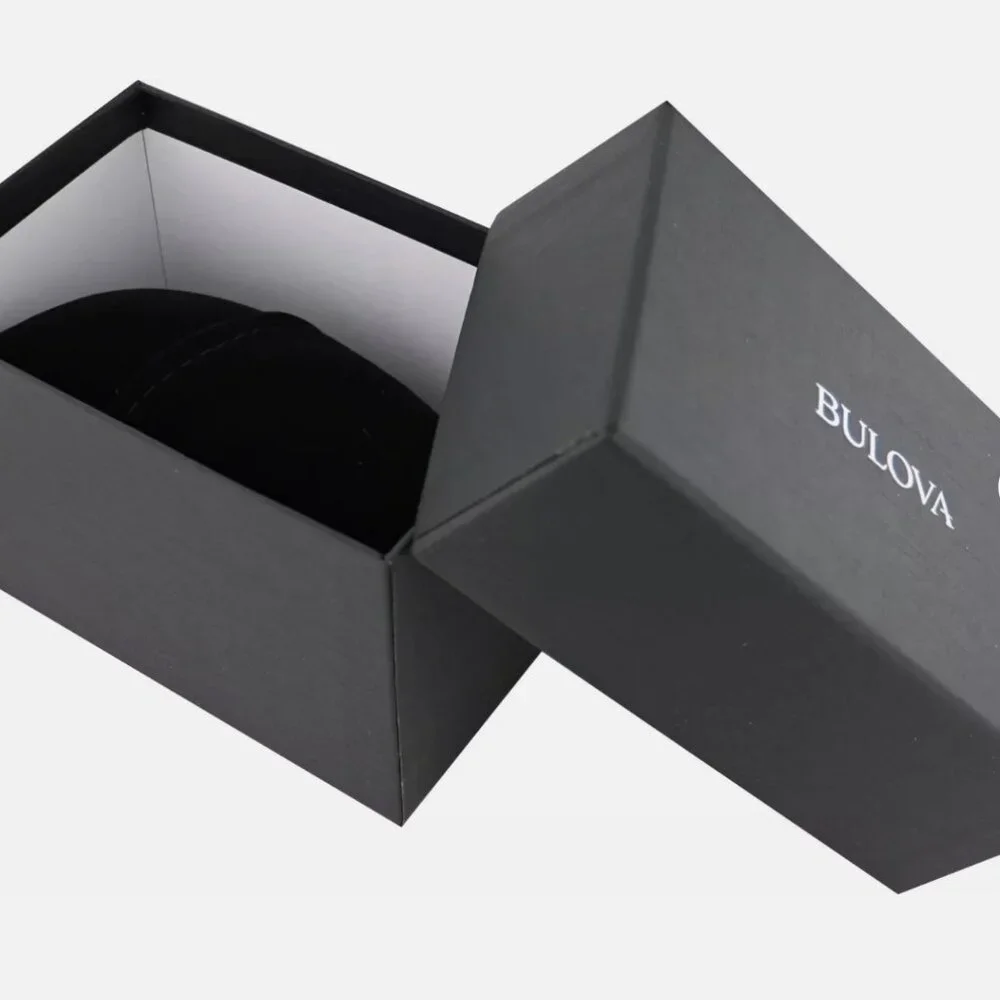 Bulova Mens 33mm Automatic Skeleton Watch! New